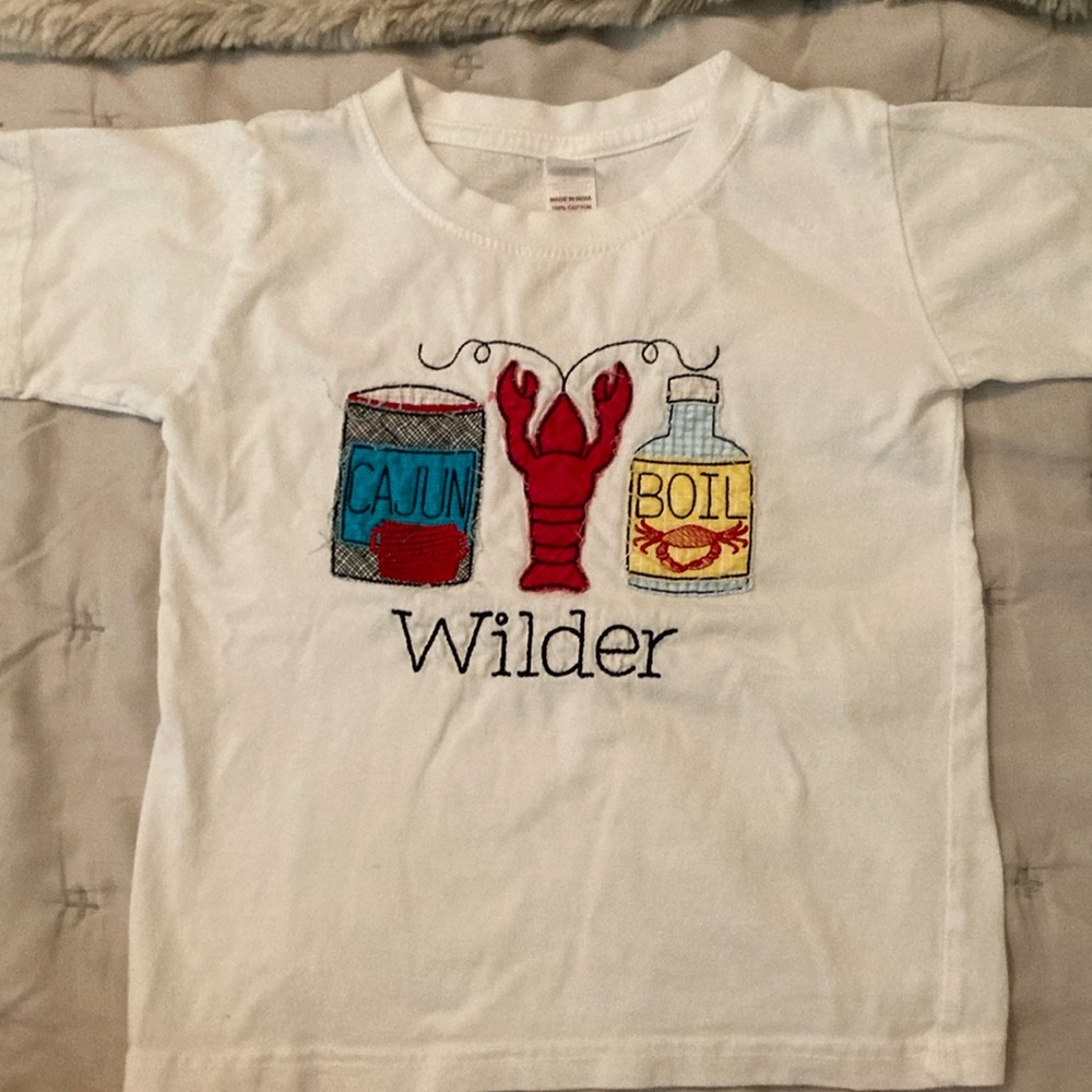 Crawfish boil t-shirt 2T
